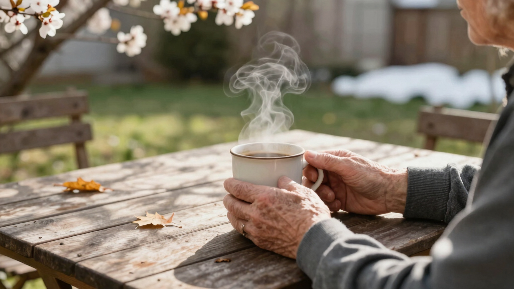 Enjoying Morning Coffee Outdoors in Every Season
