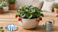 Growing Strawberries in Containers on the Patio