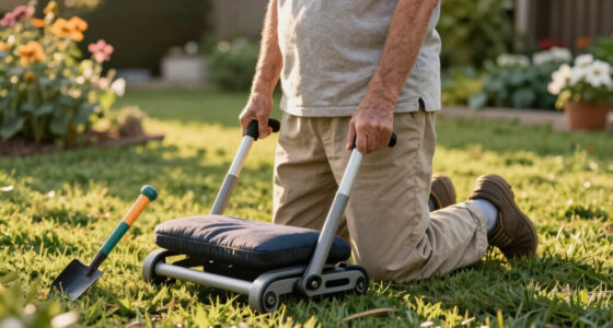Kneelers and Seats: Making Weeding Easy on Your Knees