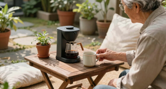 Setting Up a Comfortable Outdoor Coffee Corner