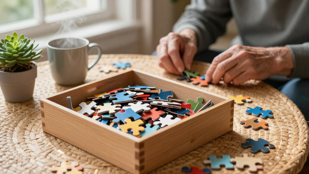 Cozy Puzzle and Craft Storage Ideas