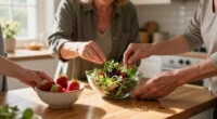 Healthy Eating Fruits And Microgreens