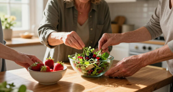 Healthy Eating Fruits And Microgreens