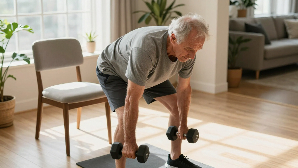 My 73-Year-old Dad Uses This Three-move Dumbbell Routine To Build Functional, Full-body Strength