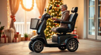 Vive 4 Wheel Mobility Scooter: Holiday Outings Made Easier