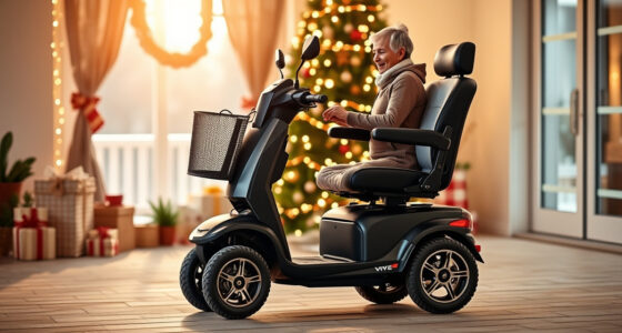 Vive 4 Wheel Mobility Scooter: Holiday Outings Made Easier